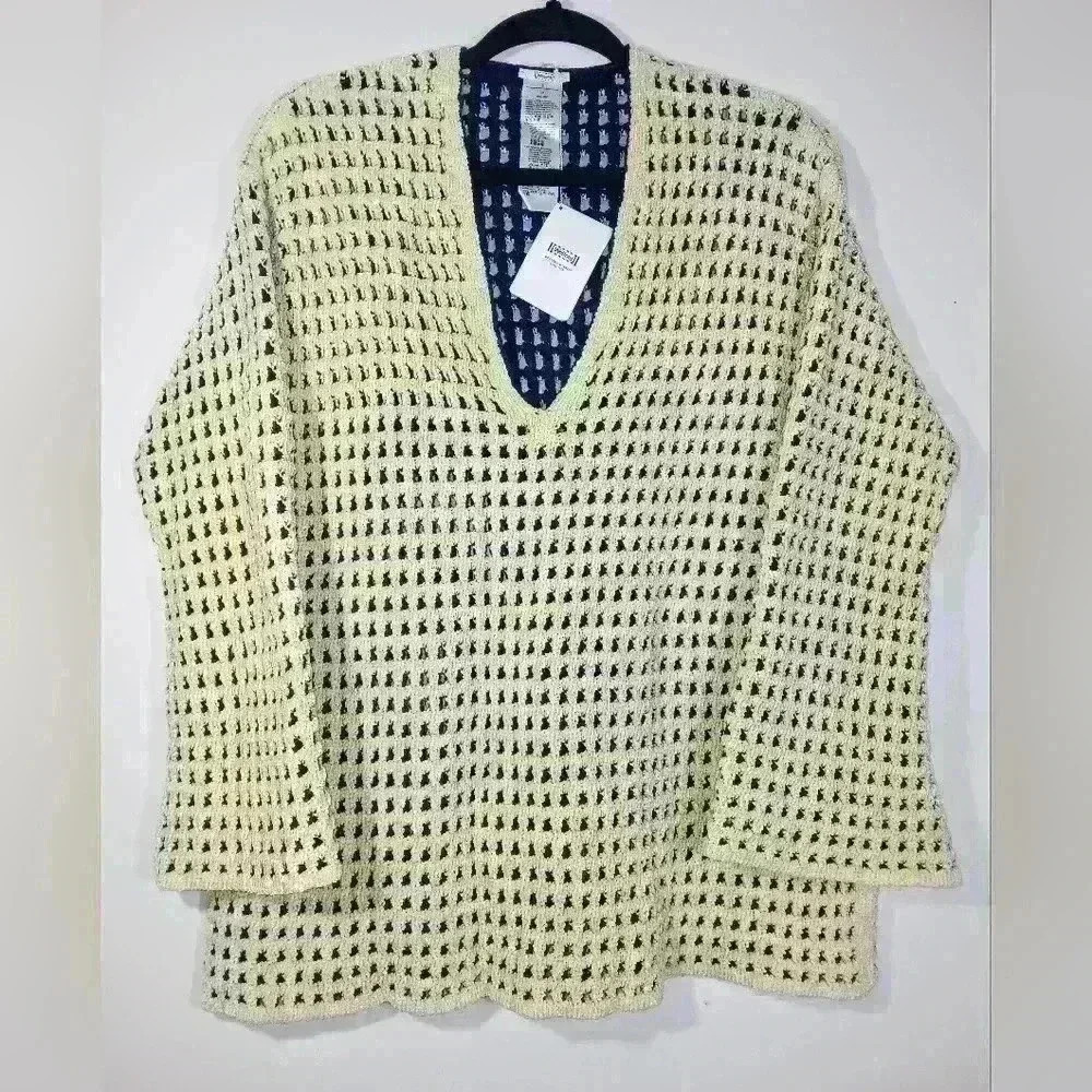 WOLFORD KNIT NET TOP LONG SLEEVE.